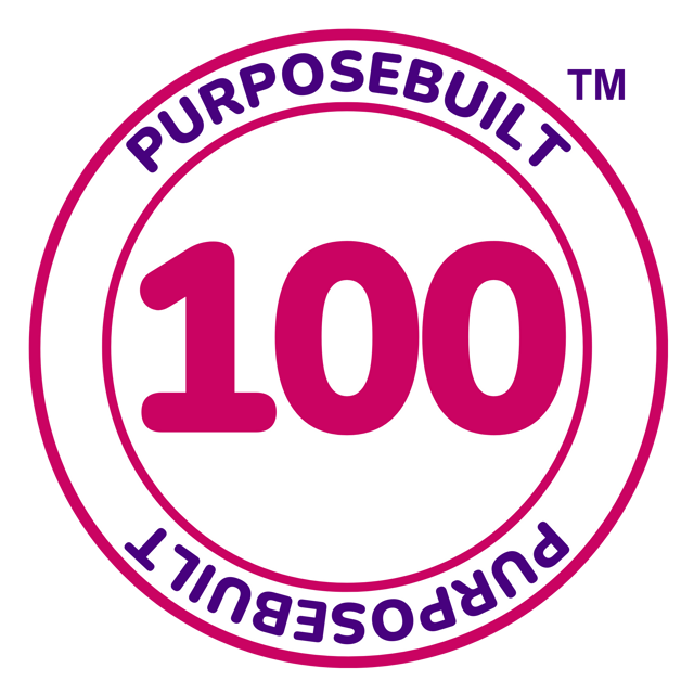 PurposeBuilt100 badge